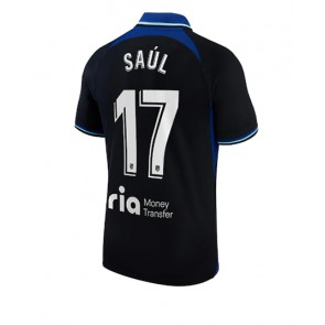 Atletico Madrid Saul Niguez #17 Bortedrakt 2022-23 Kortermet
